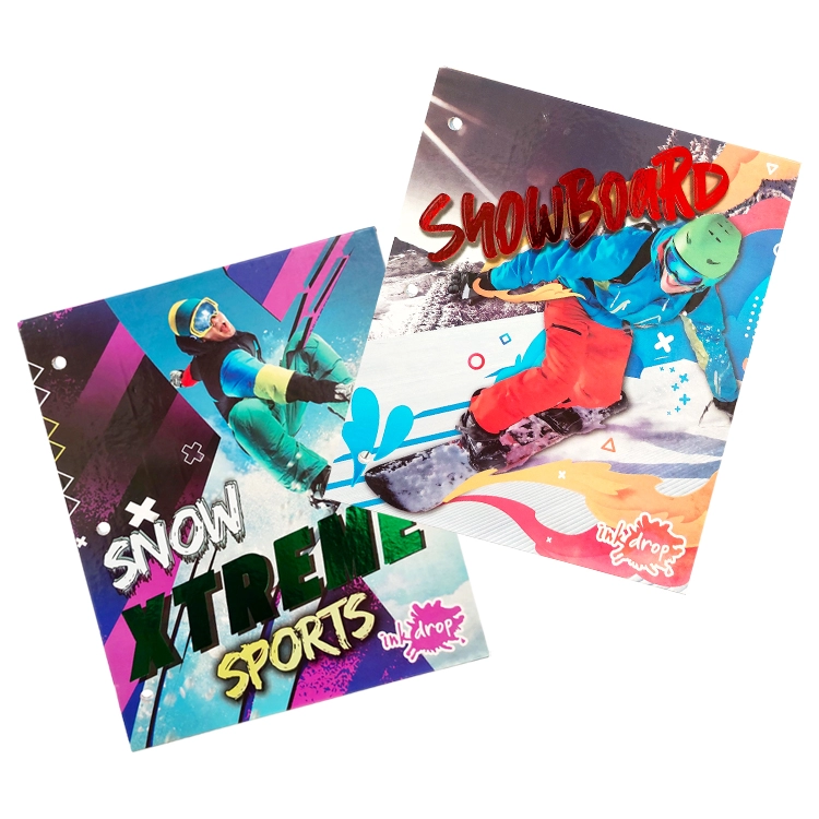 Carpeta Escolar 2 Tapas Con Cordon N°3 Inkdrop 2025 Snarboard Art.302112